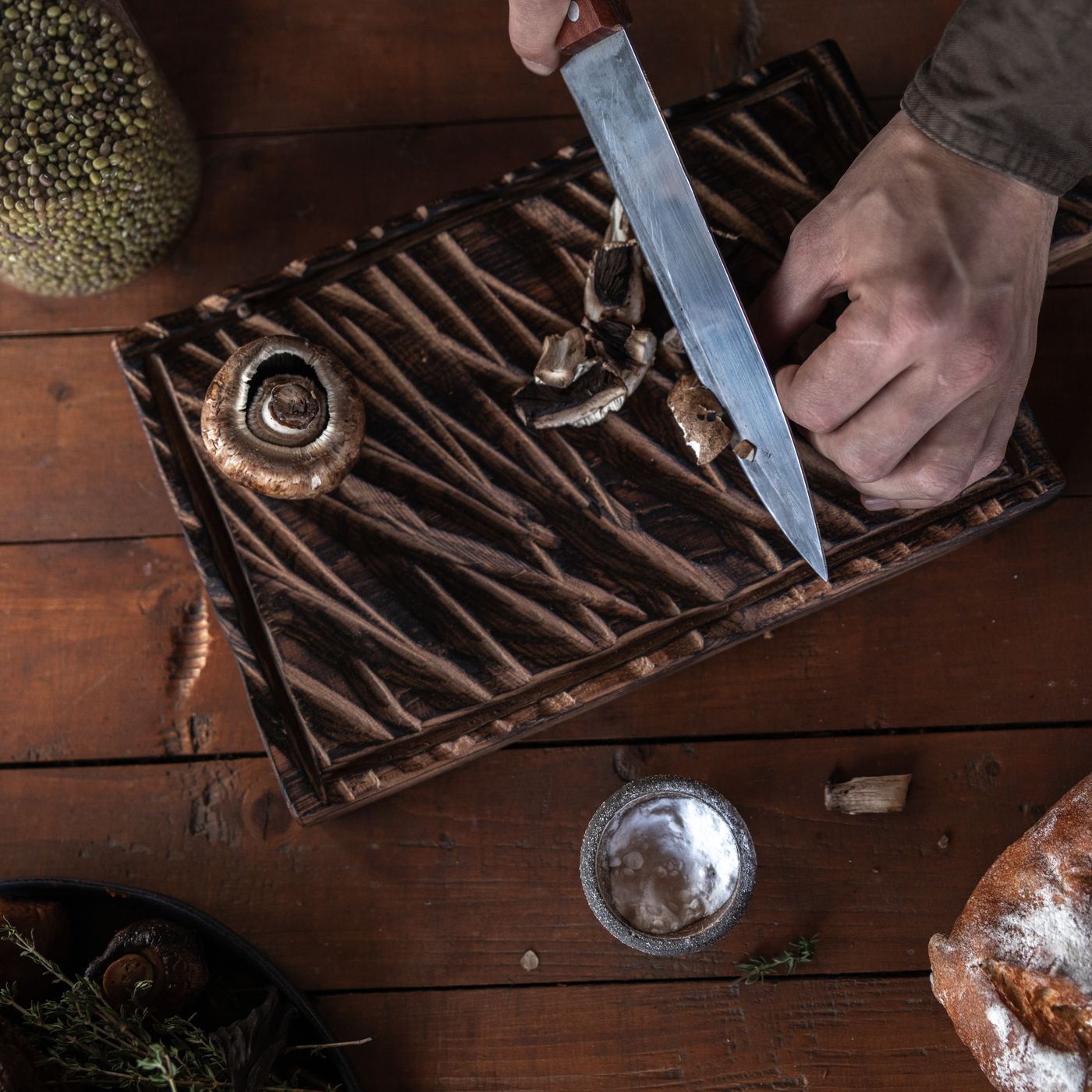 Crab Line Butter Dish
